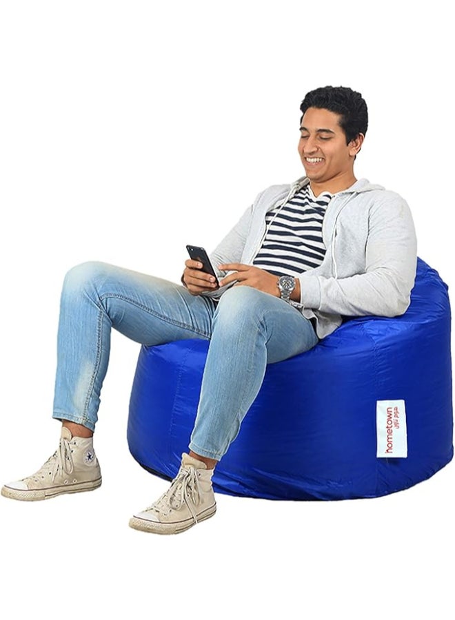 Hometown Large Waterproof Beanbag Blue 84x52cm - Image 3