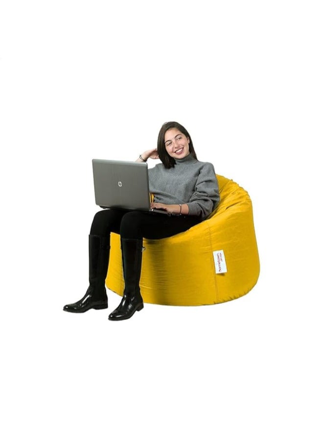 Hometown Large Waterproof Beanbag Yellow 84x52cm - Image 2