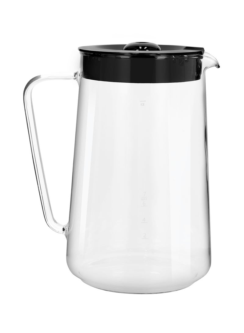 GEEPAS - Ice Tea/ Coffee Maker, With Permanent Nylon Filter, GCM41516 | Ice Tea Maker with Infusion Pitcher for Hot/Cold Water | Iced Coffee Maker for Ground Coffee with Brew Strength Selector 2.5 L 700 W GCM41516 Black - Image 1