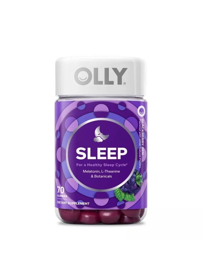 OLLY Sleep Blackberry Zen 70 Gummies - Image 1