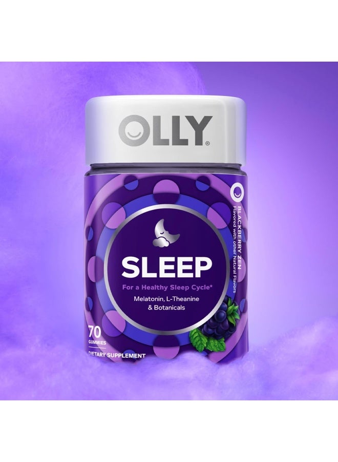 OLLY Sleep Blackberry Zen 70 Gummies - Image 4