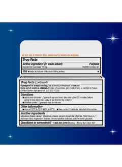 SleepTabs, Nighttime Sleep-aid, Doxylamine Succinate, 48 Tablets - pnsku/N52735674A/45/_/1740988955/6d660be8-027a-44e6-bdba-1afaa137e516