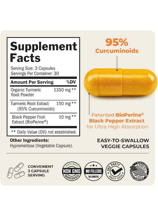 BioSchwartz Turmeric Curcumin With Bioperine 1500Mg - Image 3
