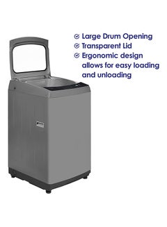 SUPER GENERAL Top Load Washing Machine with Drain Pump and Child Lock System Function| 12 kg KSGW1224 Silver  - Image 2