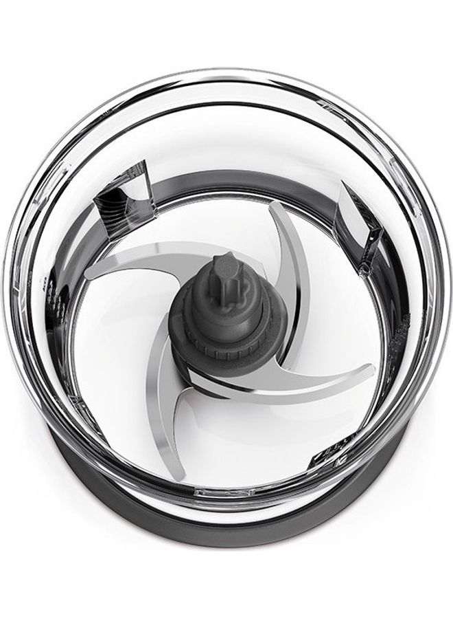 KENWOOD Chopper, 2 Speeds, 2 Bowls, Stainless Steel Quad Blade, Ice Crush Function, Mayonnaise Attachment, 0.5 L 500 W CHP61.200WH Clear - Image 4