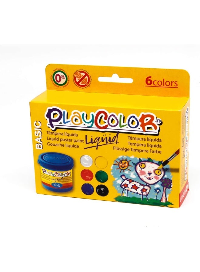 بلاي كولور ليكيود بيزك، 40 مل، 6 قطع - Image 2