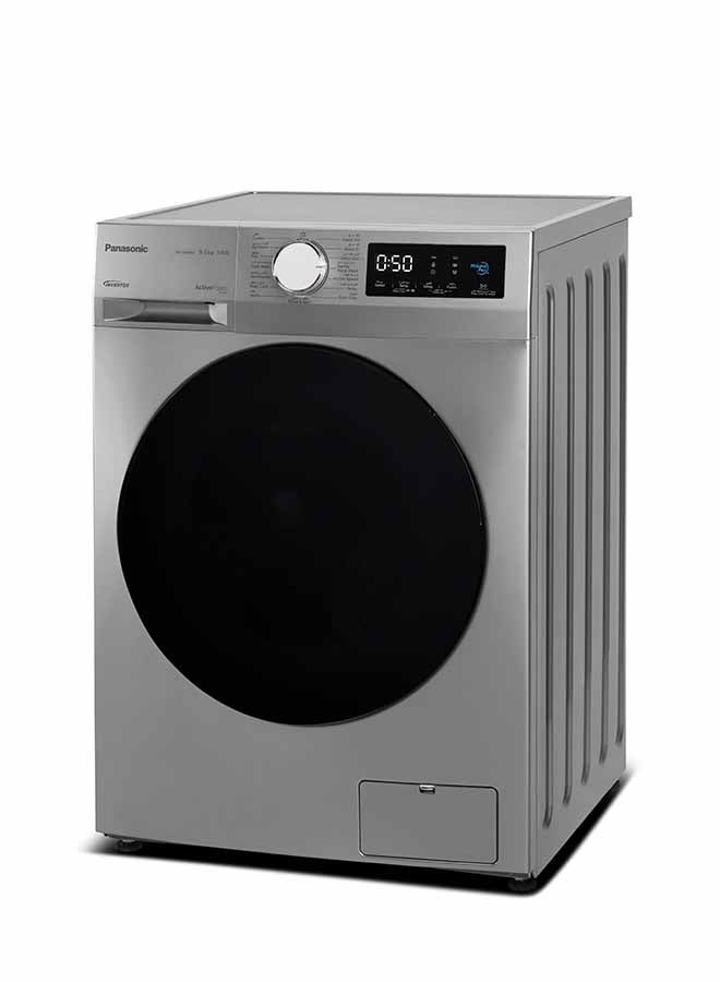 Panasonic - 9Kg Front Load Washing Machine, 1400 RPM with 15 programmes, Abaya Wash By Gentle Hand Wash/ Active Foam by Active Speed/ Inverter / Pause & Add Function 280 W NA-149MG4L Silver - Image 1