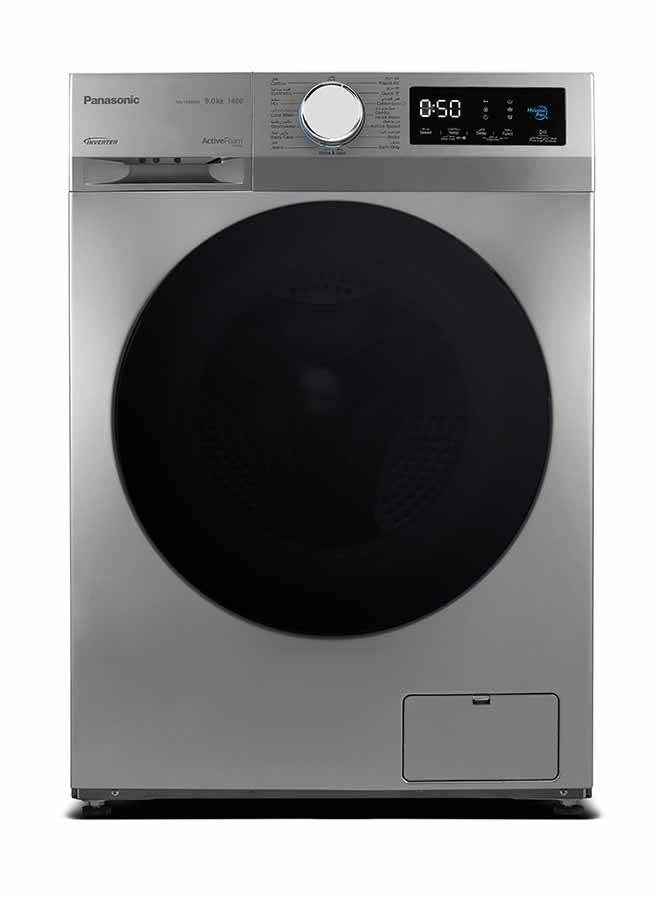 Panasonic - 9Kg Front Load Washing Machine, 1400 RPM with 15 programmes, Abaya Wash By Gentle Hand Wash/ Active Foam by Active Speed/ Inverter / Pause & Add Function 280 W NA-149MG4L Silver - Image 1