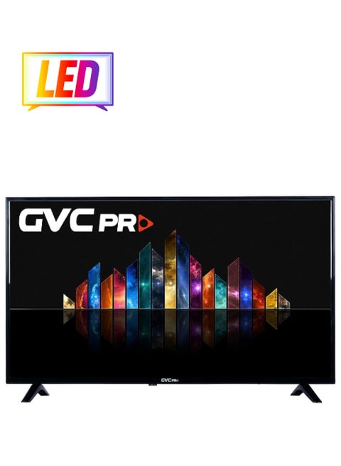 32 بوصة شاشة LED مع جهاز تحكم عن بعد، تلفزيون HD قياسي رفيع + حامل حائط مجاني، منافذ HDMI وUSB، وضع AV، مقبس سماعة الرأس، مدخل صوت للكمبيوتر الشخصي، VGA | تقنية توفير الطاقة، صوت ديناميكي - LD-32TV LD-32TV أسود
