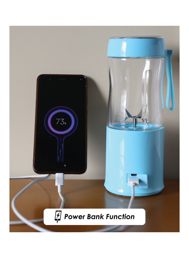 Sanford - 2-in-1 Rechargeable Blender 2000 mAh Lithium Battery Power Bank Function, Dual Switch, USB Charging, Carry and Hanging Strap SF6810BR - Image 1