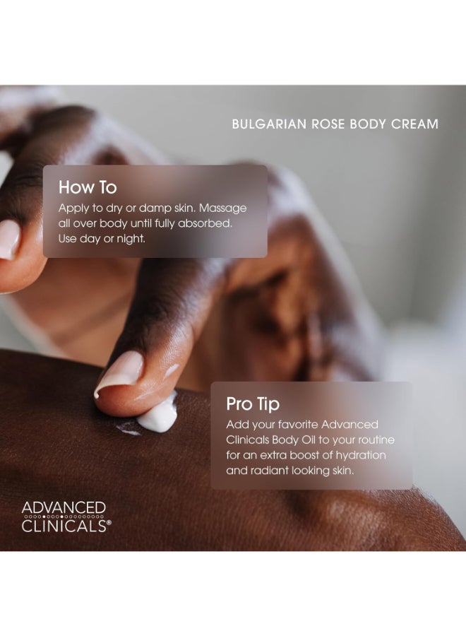 Advanced Clinicals Bulgarian Rose Cream Multicolour 16ounce  - Image 5