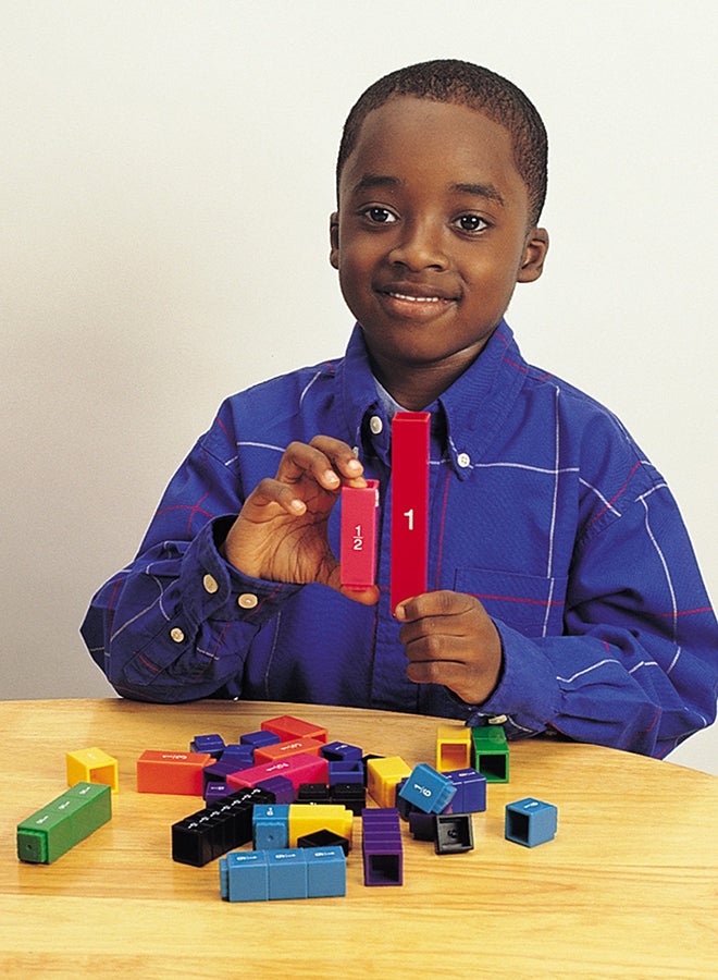 Learning Resources Fraction Tower Fraction Cubes 22.2x19.1x5.1cm  - Image 5