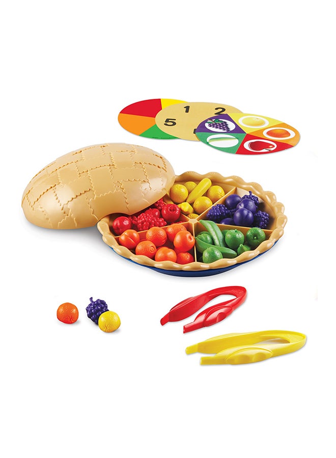 Learning Resources 68 Piece Super Sorting Pie 23.4x24.1x9.4cm  - Image 1