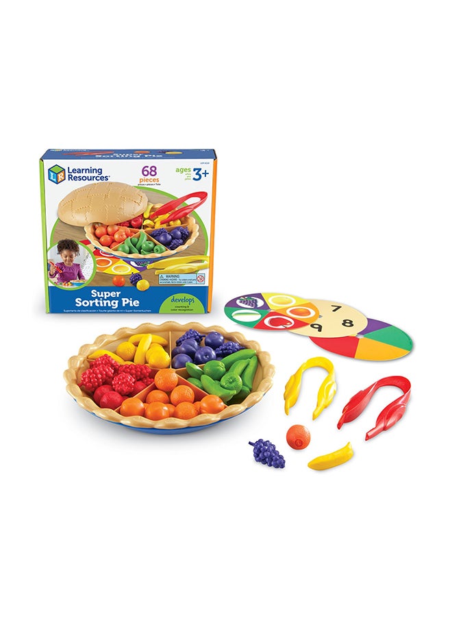 Learning Resources 68 Piece Super Sorting Pie 23.4x24.1x9.4cm  - Image 2
