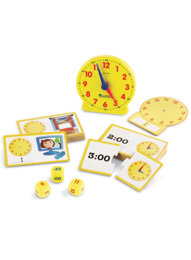 Learning Resources Time Tracker- Visual Timer And Clock 26.9x13.7x13.7cm - Image 1