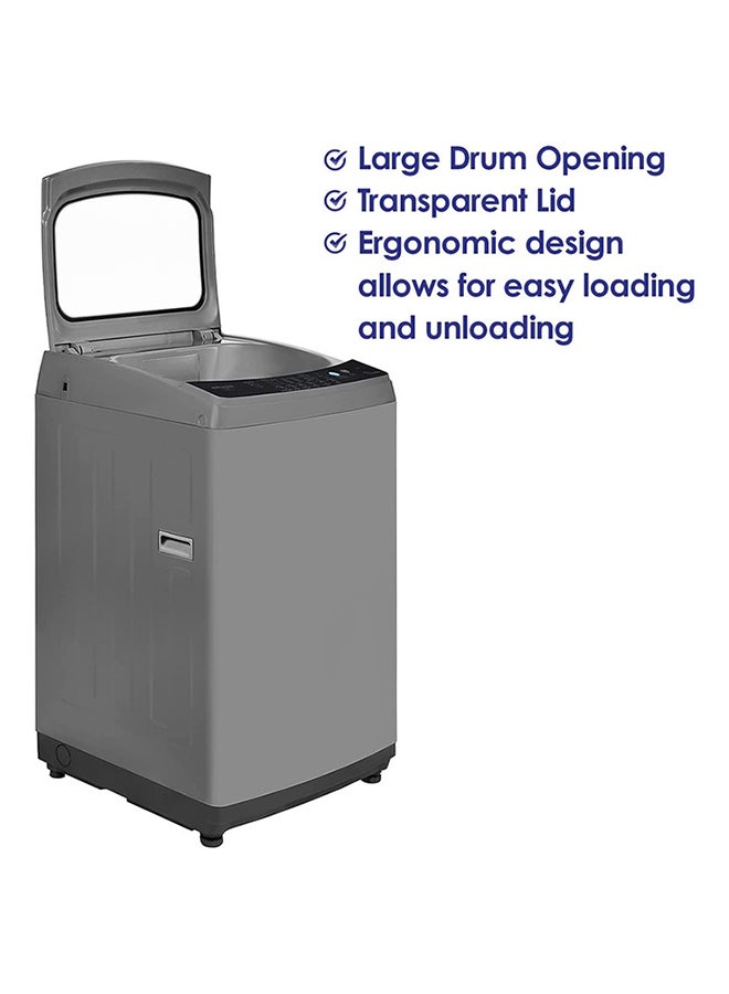 SUPER GENERAL - Top Load Washing Machine With Drain Pump and Child Lock System Function | 8 kg KSGW825 Silver - Image 1