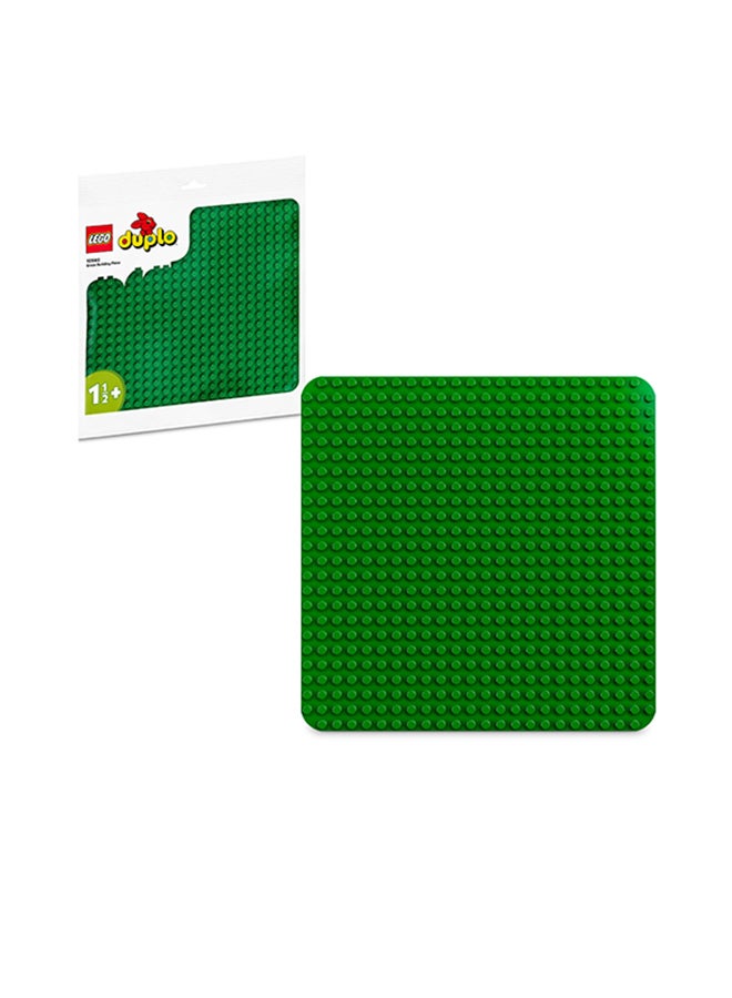 LEGO 6387125 DUPLO® Green Building Plate 10980 Build-and-Display Toy; Baseplate for Creative Construction; Creative Play Equipment; Birthday, Holiday or Any-Time Gift for Preschoolers Aged 18 Months and up (1 Piece) 1+ Years 1 18-24 Months  - Image 1