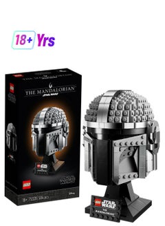 LEGO 6378866 Star Wars The Mandalorian Helmet 75328 Creative Building Kit for Adults; Collectible Build-and-Display Model; Fun Holiday Gift, Birthday Present or Surprise Treat for Fans (584 Pieces) 584 18+ years  - Image 1