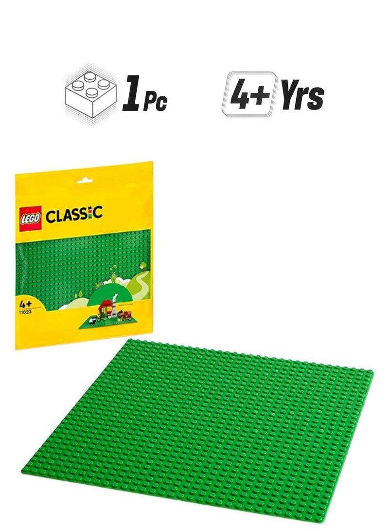 LEGO 6384598 Classic Green Baseplate 11023 Building Kit for Kids 1 4+ Years  - Image 1