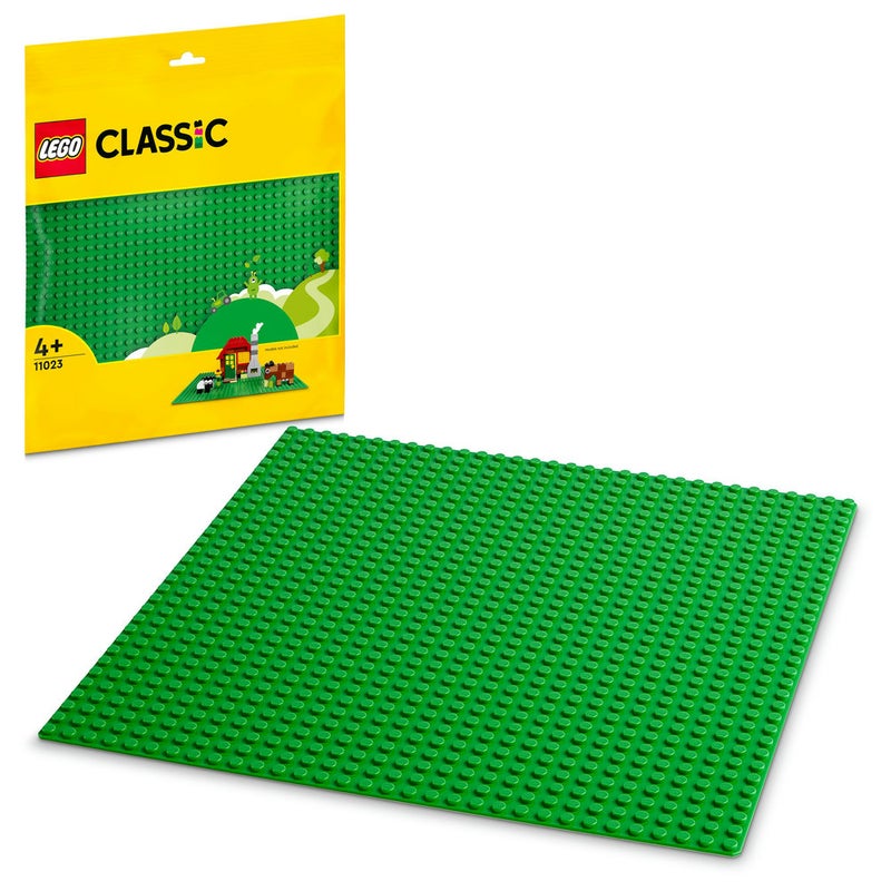 LEGO 6384598 Classic Green Baseplate 11023 Building Kit for Kids 1 4+ Years  - Image 1
