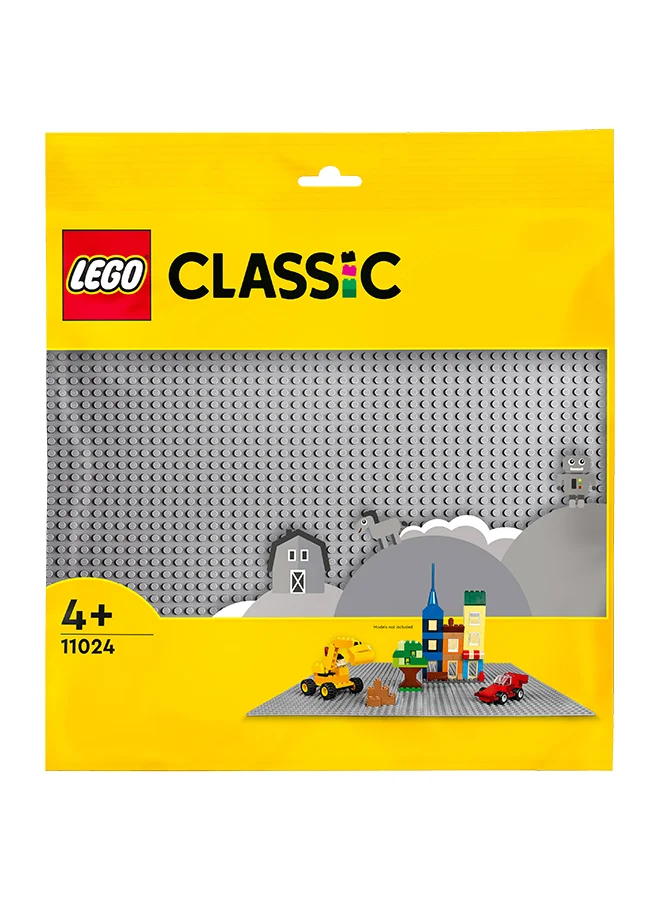 LEGO LEGO 11024 Classic Grey Baseplate Building Toy Set (1 Pieces)