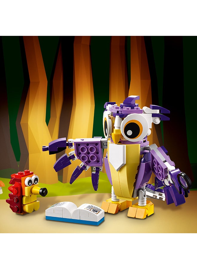 LEGO - 6371104 6371104 Creator 3In1 Fantasy Forest Creatures 31125 Building Kit Featuring An Owl, Rabbit And Squirrel; Animal Toys For Kids Aged 7+ Who Love Creative Fun And Animal Models (175 Pieces) 7+ Years 7+ Years - Image 1