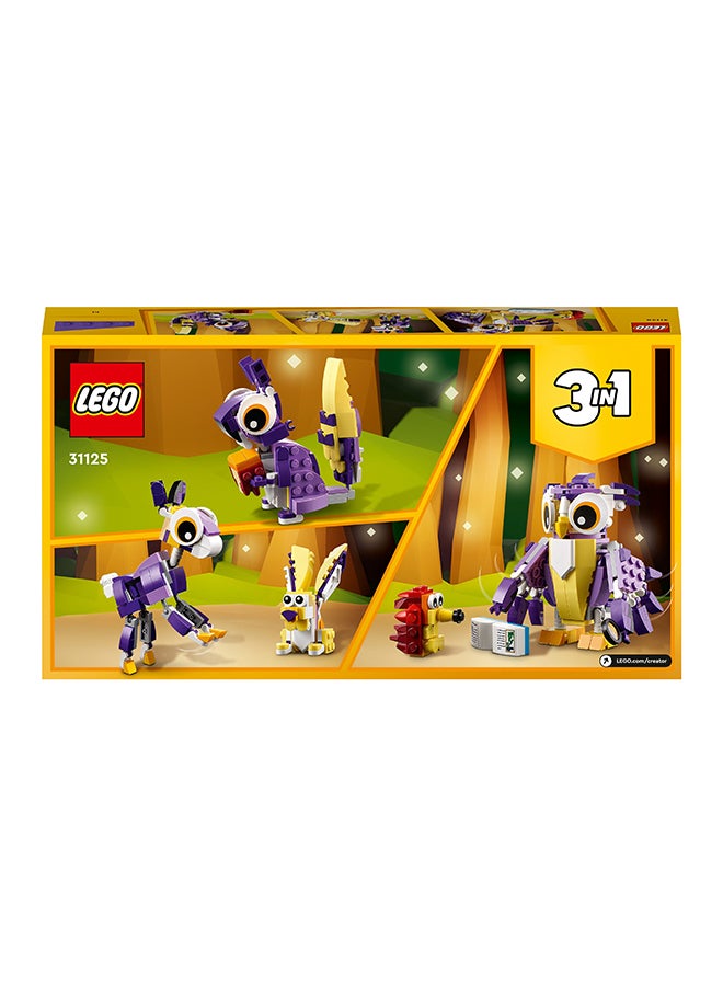 LEGO - 6371104 6371104 Creator 3In1 Fantasy Forest Creatures 31125 Building Kit Featuring An Owl, Rabbit And Squirrel; Animal Toys For Kids Aged 7+ Who Love Creative Fun And Animal Models (175 Pieces) 7+ Years 7+ Years - Image 1