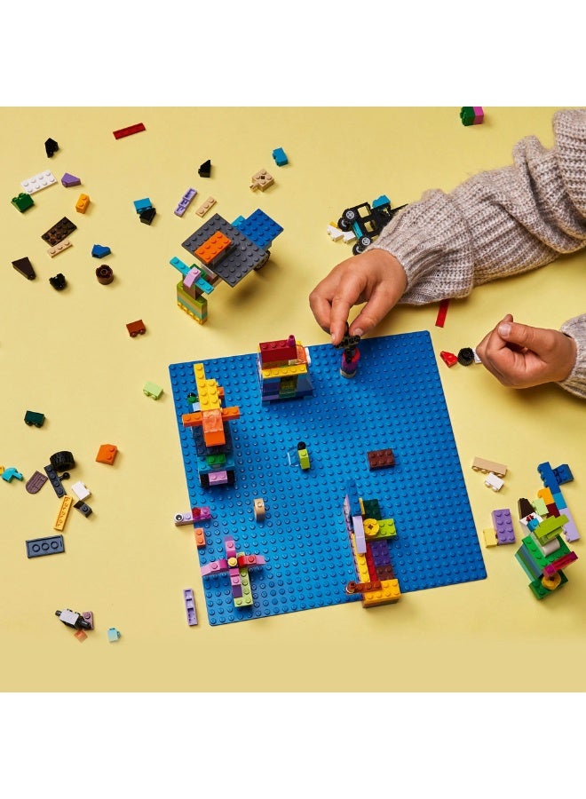 LEGO 6384602 Classic Blue Baseplate 11025 Building Kit for Kids 4+ Years  - Image 5