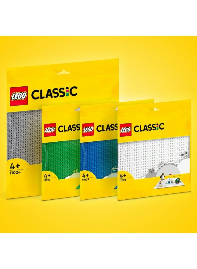 6384602 Classic Blue Baseplate 11025 Building Kit for Kids 1 4+ Years