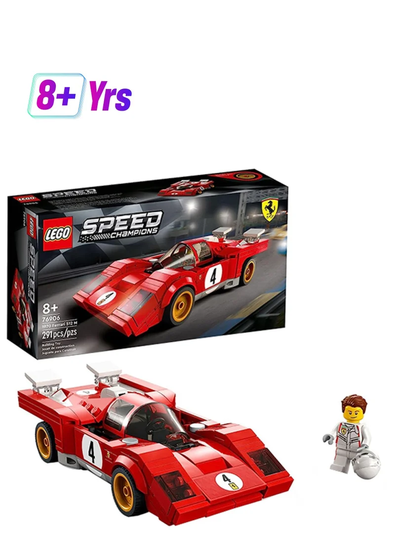 LEGO LEGO 76906 Speed Champions 1970 Ferrari 512 M Building Toy Set (291 Pieces)