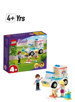 41694 Friends Pet Clinic Ambulance  Building Kit 54 Pieces 54 4+ Years