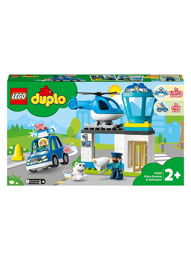 6379240 6379240 Duplorescue Police Station & Helicopter 10959 Building Toy Playset; Includes A Police Car, Helicopter, 2 Officer Figures And A Building With Imaginative Accessories; Great Gift For Kids Aged 2+ (40 Pieces) 2+ Years 2+ Years - pnsku/N52756460A/45/_/1715785764/1d28a212-2ef3-4a41-8e39-a1c863357a81