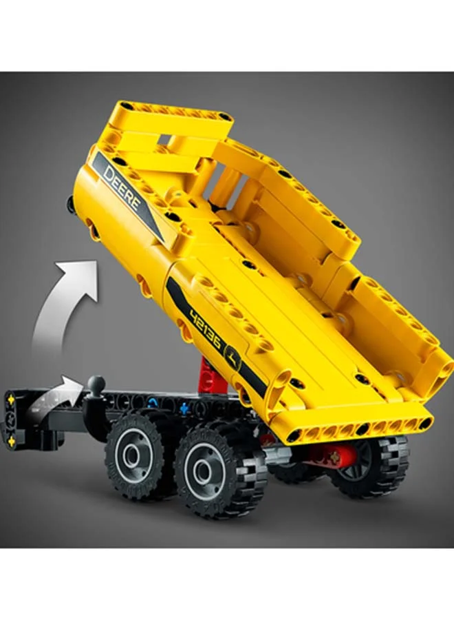 ليغو 6379482 Technic John Deere 9620R 4Wd Tractor 42136 Model Building Kit; A Project Designed For Kids Who Love Tractor Toys; Complete With Tipping Trailer; For Ages 8+ (390 Pieces) 8+ Years