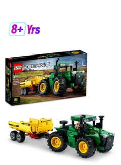 LEGO 6379482 6379482 Technic John Deere 9620R 4Wd Tractor 42136 Model Building Kit; A Project Designed For Kids Who Love Tractor Toys; Complete With Tipping Trailer; For Ages 8+ (390 Pieces) 8+ Years 390 8+ Years  - Image 1
