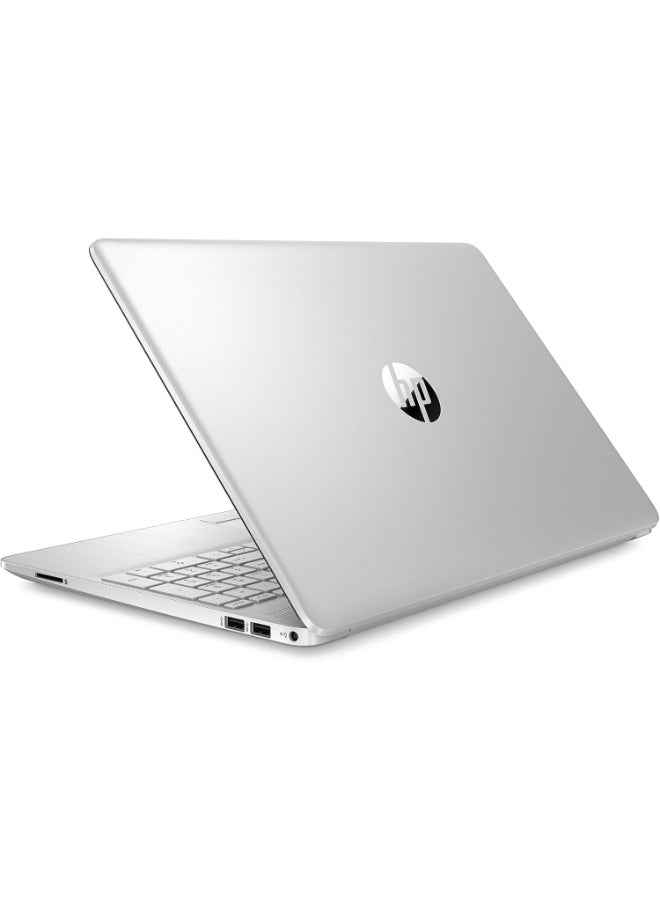 إتش بي - لابتوب 15dw3145 بشاشة مقاس 15.6 بوصة بدقة كاملة الوضوح ومعالج كور i7 1165G7 من الجيل الحادي عشر/ ذاكرة رام سعة 16 جيجابايت/ محرك أقراص SSD سعة 512 جيجابايت/ بطاقة رسومات إنتل فائقة الوضوح/ نظام تشغيل ويندوز 11/ إصدار عالمي اللغة الإنجليزية فضي - Image 1