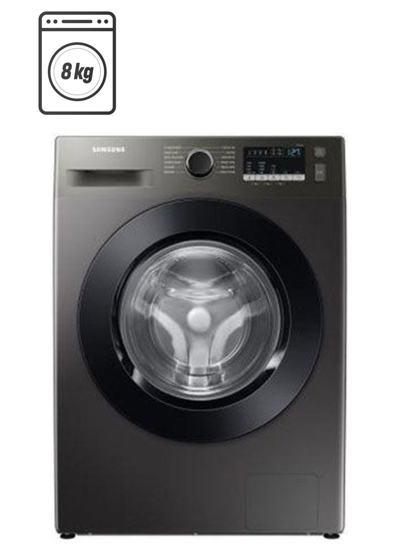 Samsung - Washing Machine With Hygiene Steam, Digital Inverter Technology 1400 RPM - 8 kg 8 kg 930 W WW80T4040CX1AS Silver - Image 1
