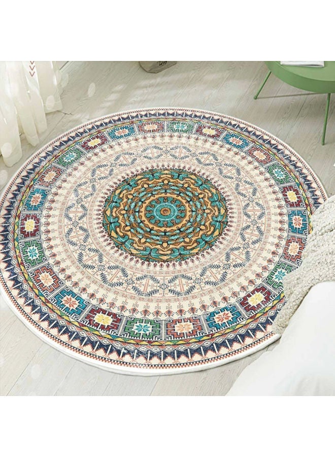Sharpdo - Decorative Antiskid Round Mat Multicolour 120 x 120cm - Image 1
