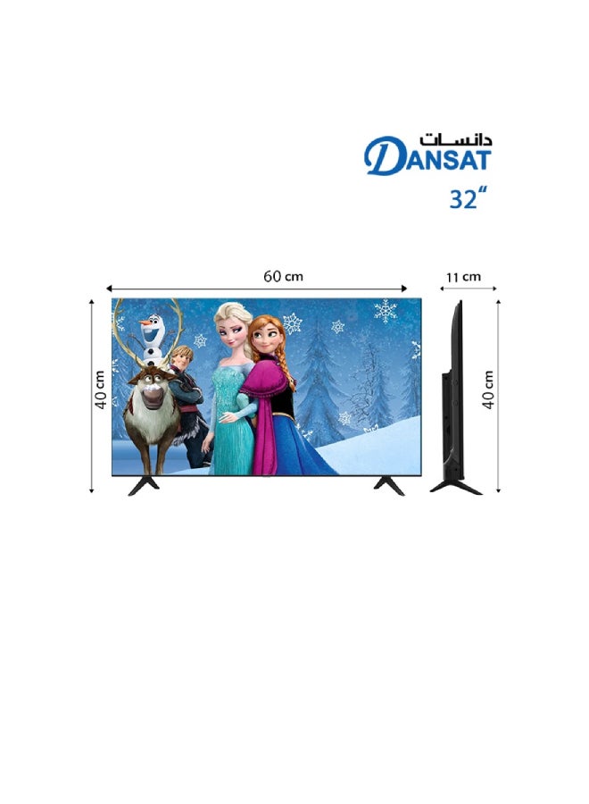 Dansat 32-Inch LED TV DTD32BH Black  - Image 2