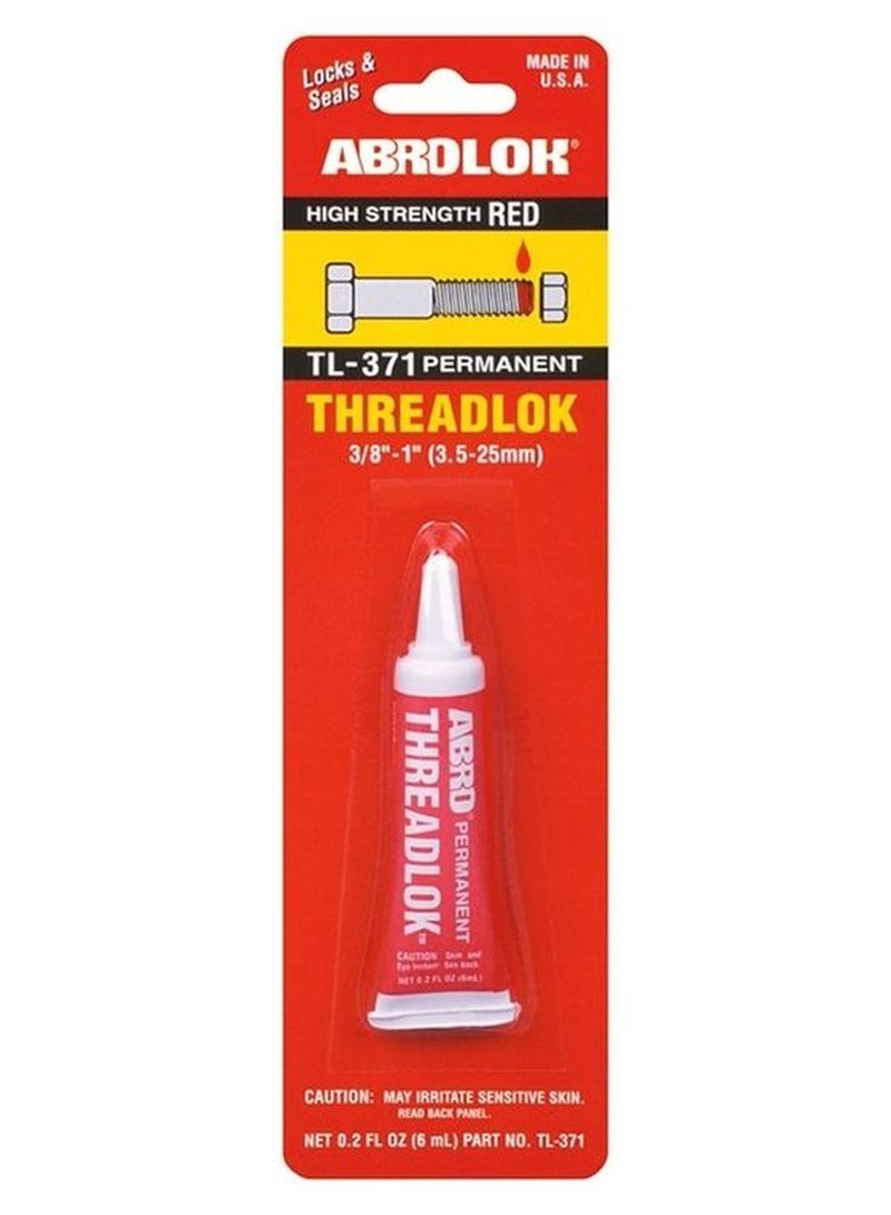أبرولوك قفل خيط دائم أحمر 6 مل