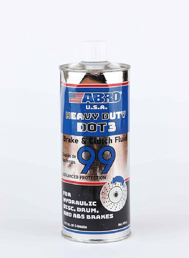 Abro Dot 3 Brake & Clutch Fluid Heavy Duty 485L 