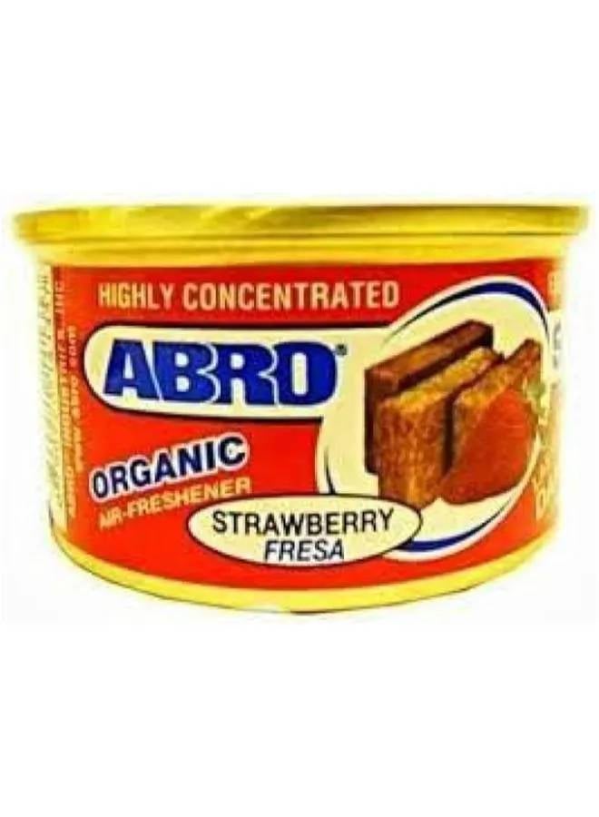 Abro ABRO Scent Organic Air Freshener STRAWBERRY 