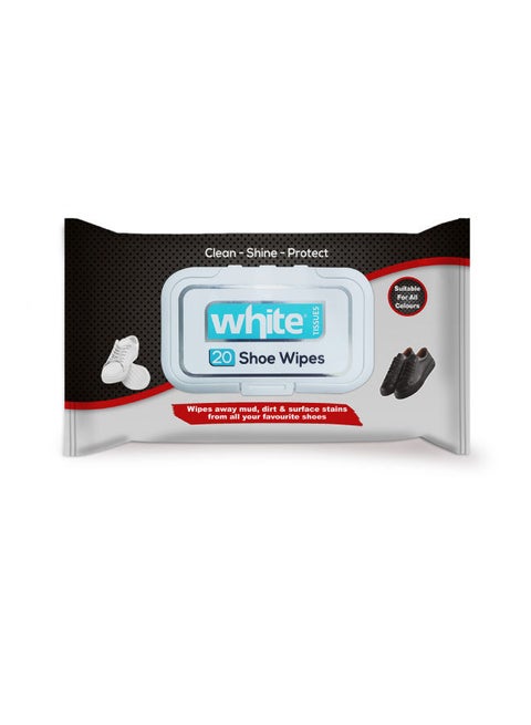 Wet Shoe Wipes - 20 wipes