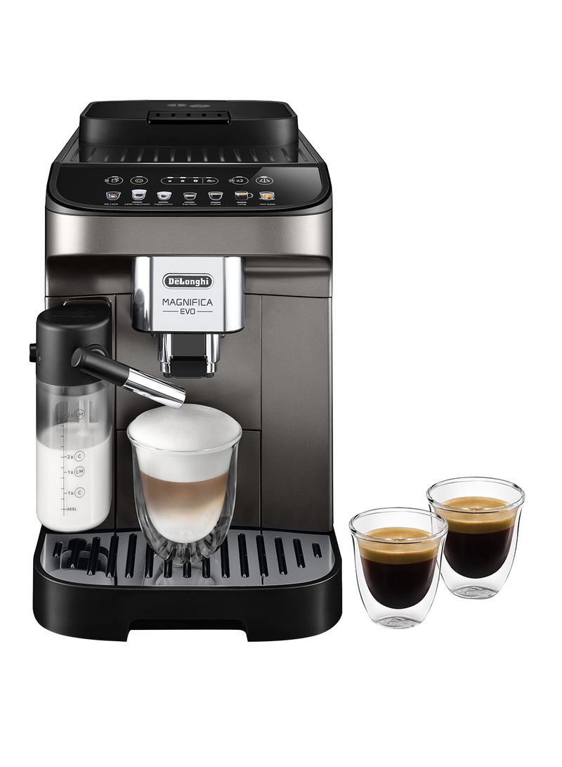 Coffee Machine MAGNIFICA EVO Fully Automatic Bean to Cup Coffee Machine, 9+ Functions, Ideal for Espresso, Americano, Cappuccino, Latte, Macchiato & Many More Coffee Recipes 1450 W ECAM290.81.TB Black - pnsku/N52786475A/45/_/1720414771/e2429737-d75c-4f7b-b1ba-5d75fe684533