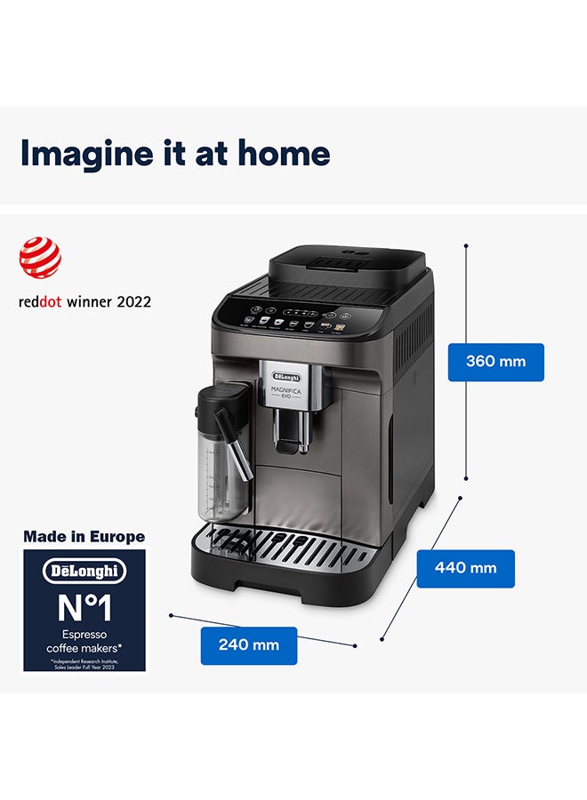 ماكينة تحضير القهوة EVO ، 15 بار 1450 W ECAM290.81...