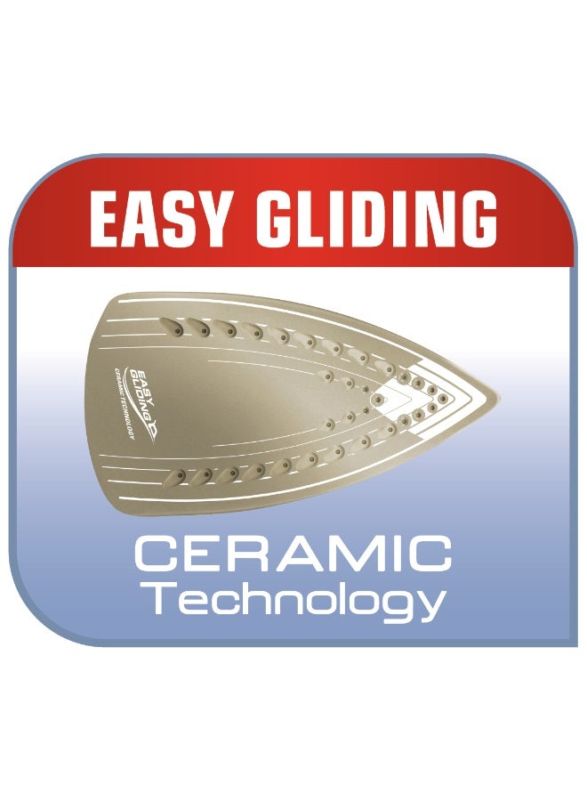 TEFAL Steam Iron, 1800W, Multi Color, Fv1734M0 200 ml 1800 W FV1734M0 White / Blue / Red - Image 4