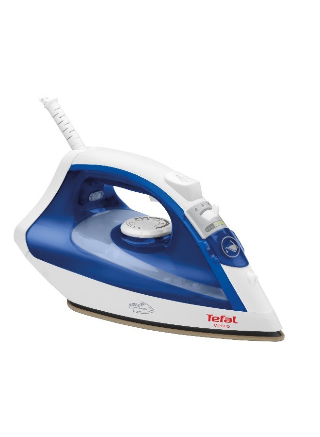 TEFAL Steam Iron, 1800W, Multi Color, Fv1734M0 200 ml 1800 W FV1734M0 White / Blue / Red - Image 1