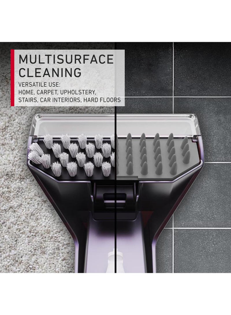 HOOVER - Spotless Clean Portable Lightweight Carpet & Upholstery Multi Surfaces Cleaner For Car Seats, Sofa, Kitchen, Outdoor & More, Removes Spots Spills & Tough Stains 2.6 L 400 W CDCW-CSME Blue/Grey - Image 1