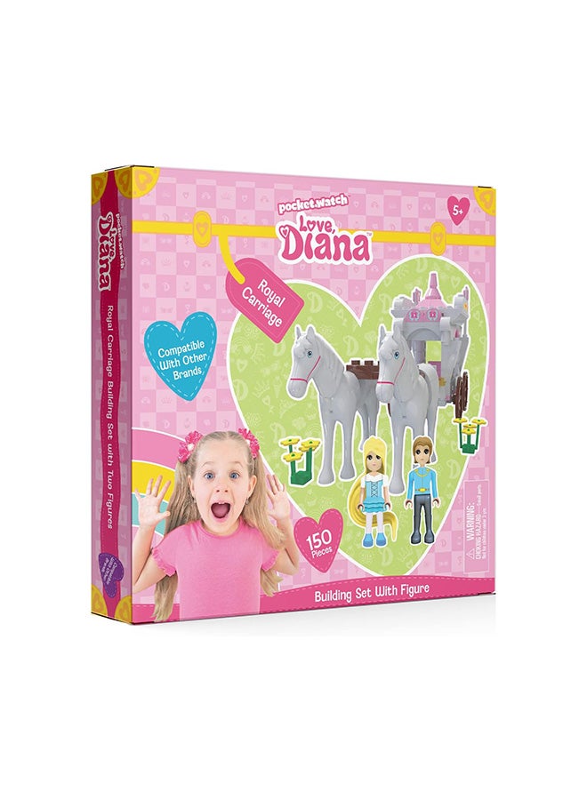 Love Diana - Love Diana Royal Carriage Toy Construction Playset / Building Kit 150 - Pieces - Image 1