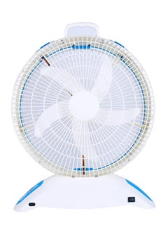 SONASHI 14" Rechargeable Fan - Remote Control with LED Light | 3 Speed Settings - Low/Medium/High | USB Charging Feature with Continuous 20 Hours Working | Portable Fan SRF-614 Blue/White  - Image 5
