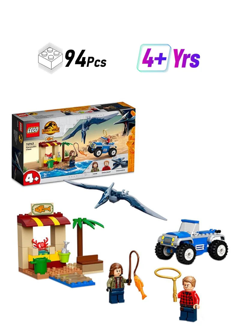 LEGO 76943 Jurassic World Pteranodon Chase 76943 Building Kit (94 Pieces) 94 4+ Years